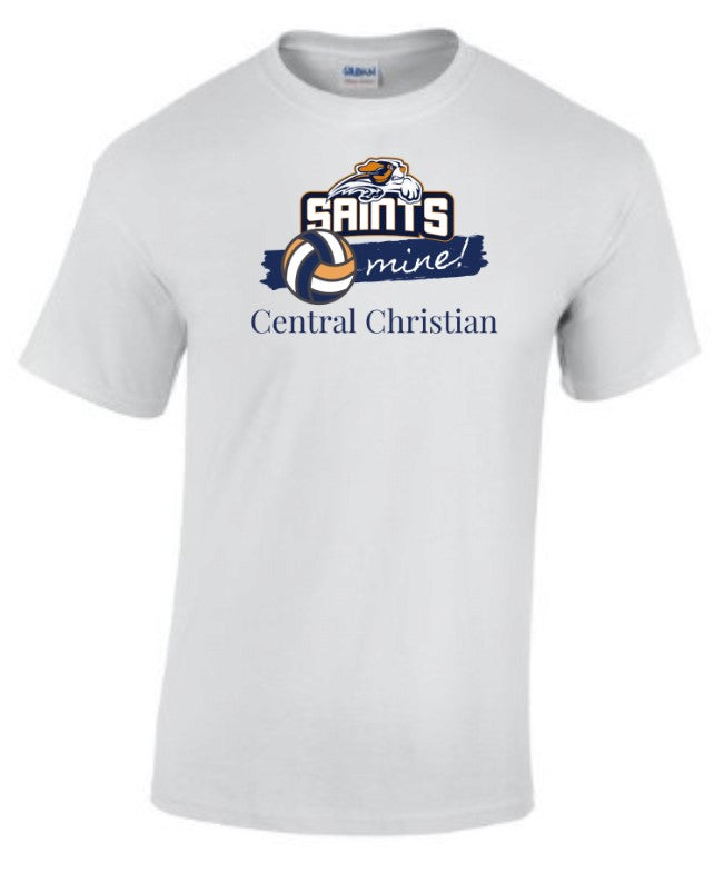 Central Christian Volleyball Spirit Comfort Color Shirt