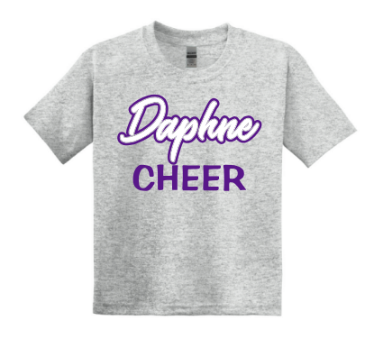 Daphne Youth Cheer Puff Vinyl T-Shirts