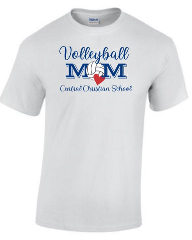 Central Christian Volleyball Spirit Comfort Color Shirt