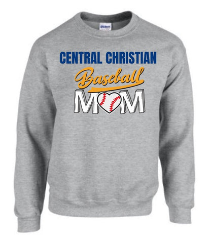 Central Christian Spirit Wear Baseball Sweatshirt