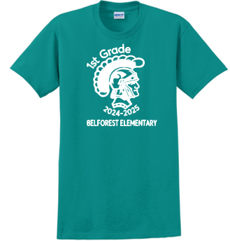 BFES FIRST GRADE FIELD TRIP SHIRT- Mrs. Coker