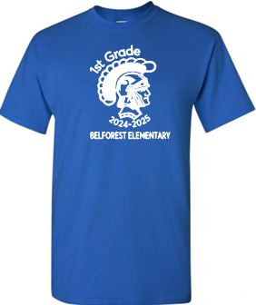 BFES FIRST GRADE FIELD TRIP SHIRT- Mrs. Waugh