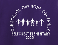 BELFOREST APPROVED T-SHIRT OUR SCHOOL OUR HOME OUR FAMILY