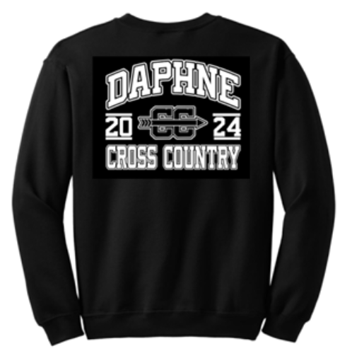 DHS Cross Country Black Crew Sweatshirt