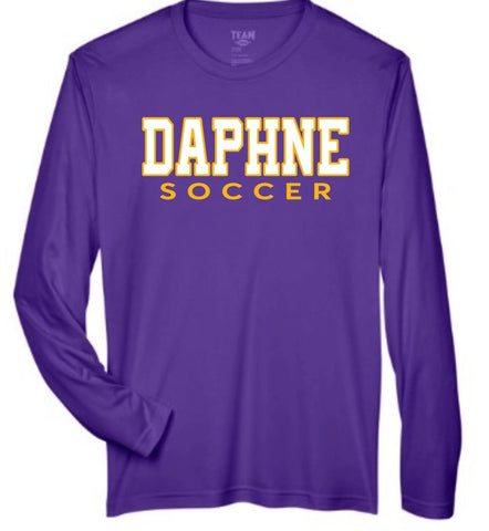 Purple Long Sleeve DHS Womens Soccer Shirt