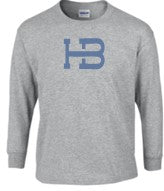 Hot Box Shirt HB Center Logo GRAY