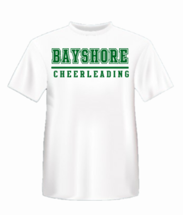 Bayshore Cheerleading Cotton Tshirt